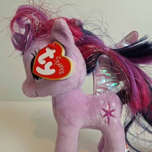 TY Twilight Sparkle Beanie Baby Plush - Picture 3 of 6